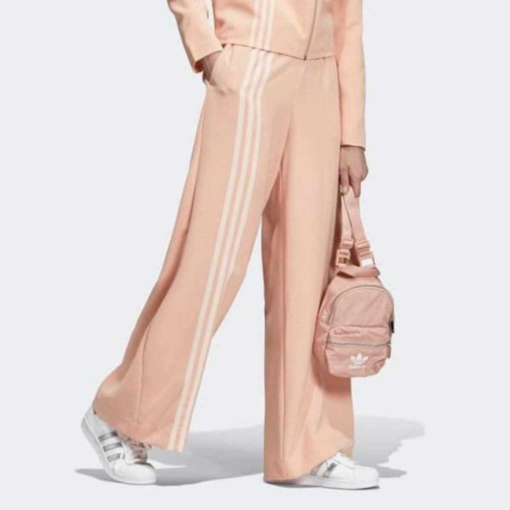 Adidas | NWT TLRD Pink Wide Leg Track Pants Size XS New